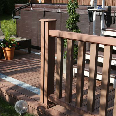 Balustrade fencing from the Composite Wood Company