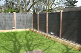 Woodgrain composite fencing from Composite Wood Company